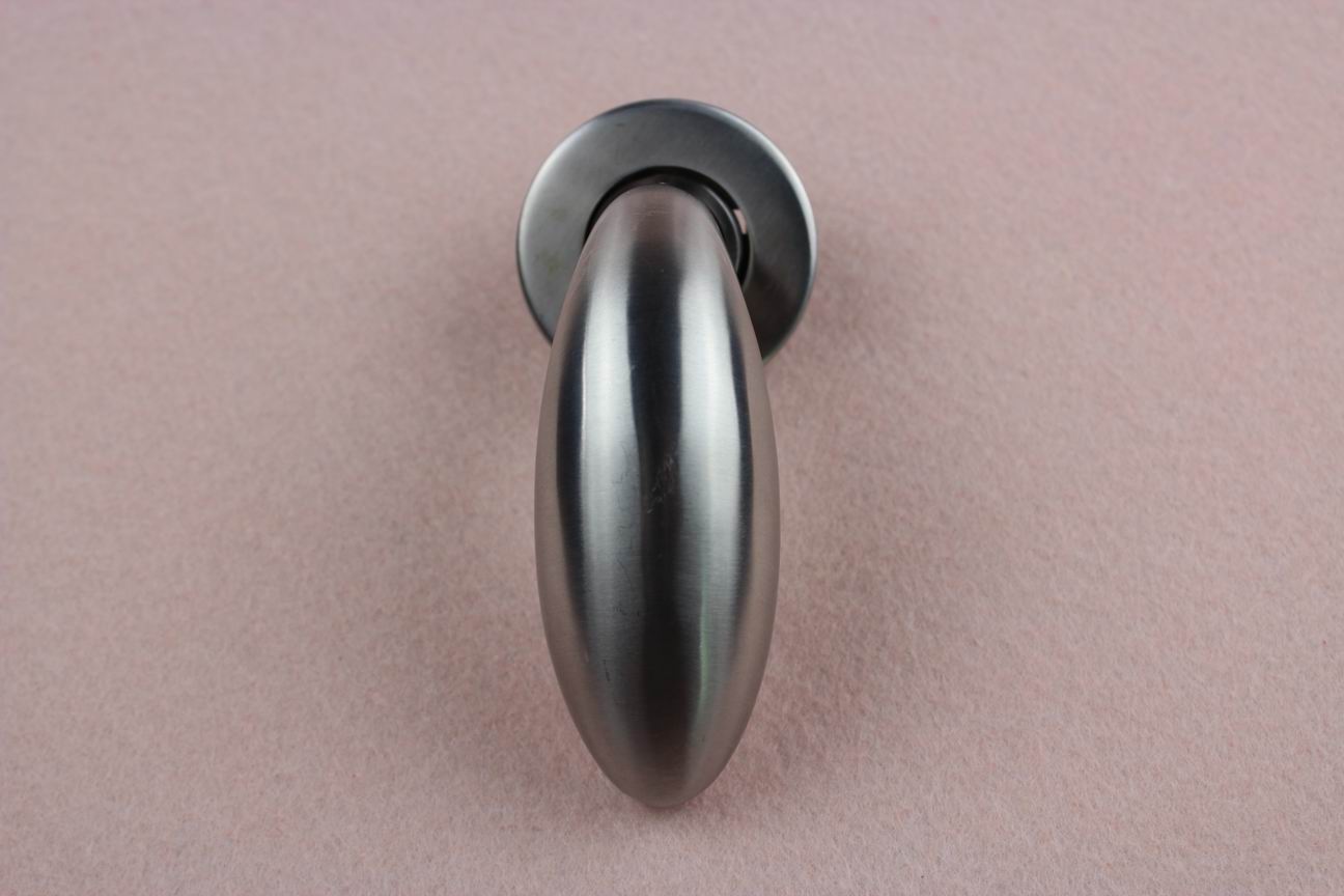 Modern door handle with knob with high quality stainless steel for wooden door